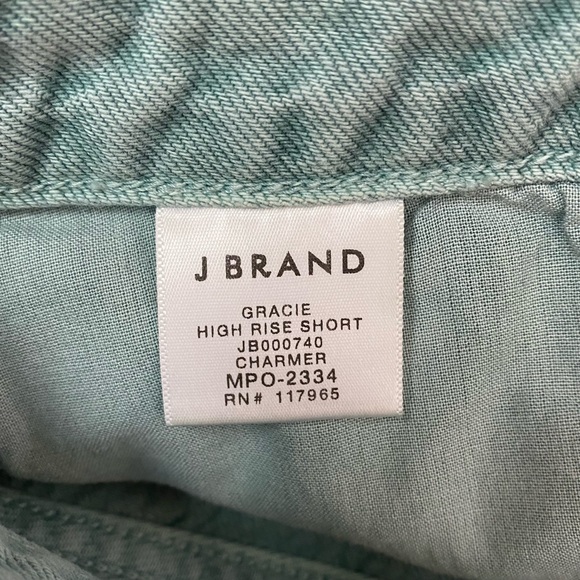 J. Brand Gracie High Rise Short Charmer Button Fly Size 27 - Picture 4 of 7